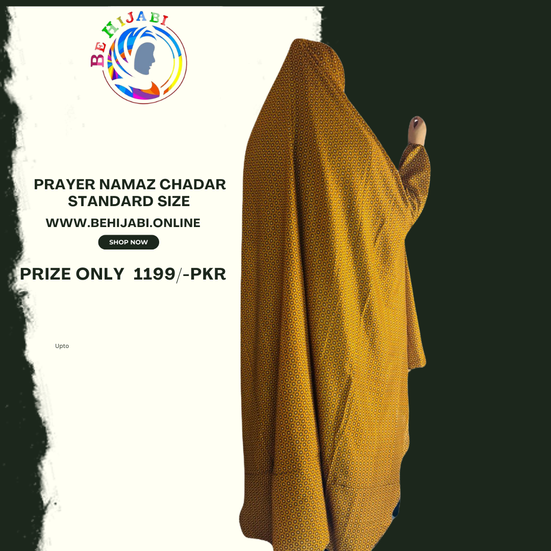 Chadar with Sleeves - Standard Size Prayer / Namaz Chadar full Hijab