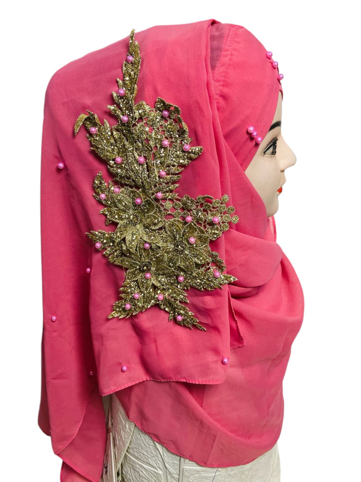 Floral Turkish Ready To Wear Hijab