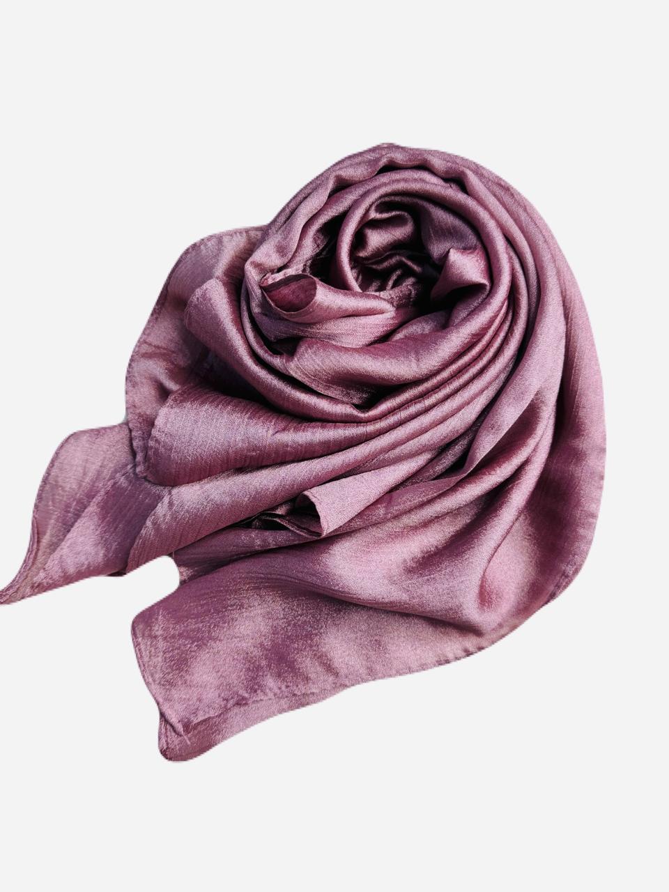 Bridal Silky Shine Hijabs Color Rose Pink