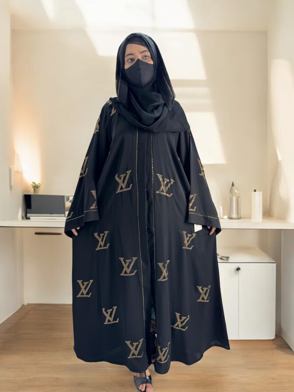 Stylish Branded Abaya Black