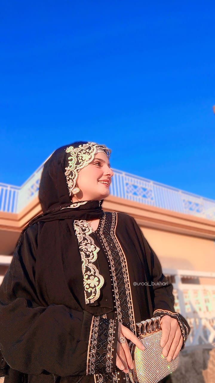 Haleema Hijab Black & Skin With Cap