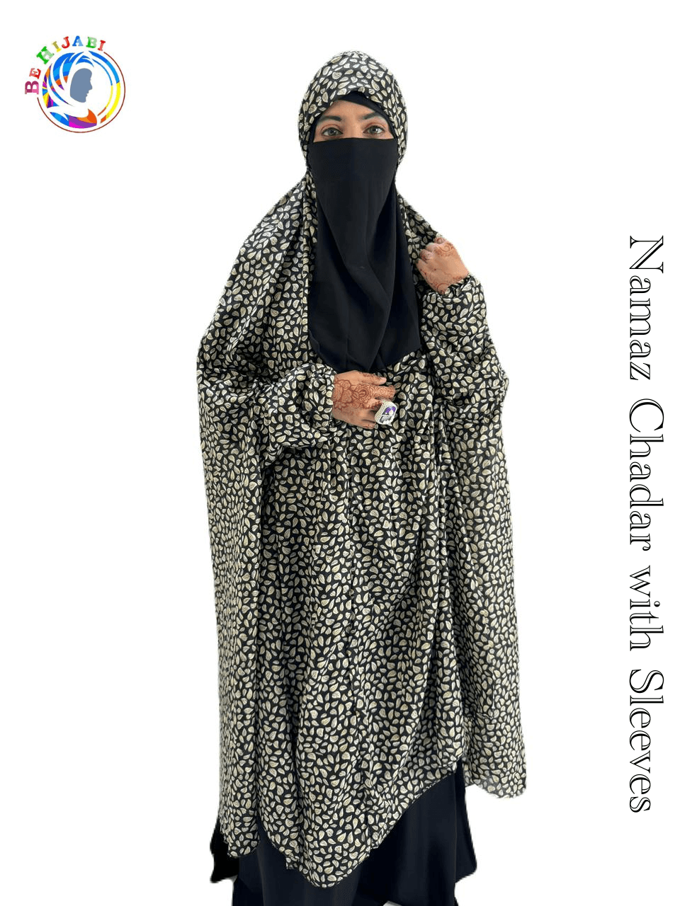 Tie Back Niqabs Black