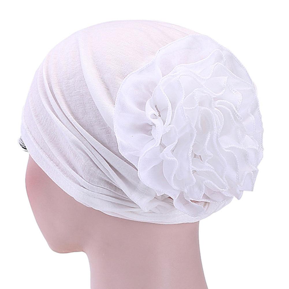 Hijab Turban Arabic Head Scarf Flower Women Chemo Cap Bandana For Women imported Quality