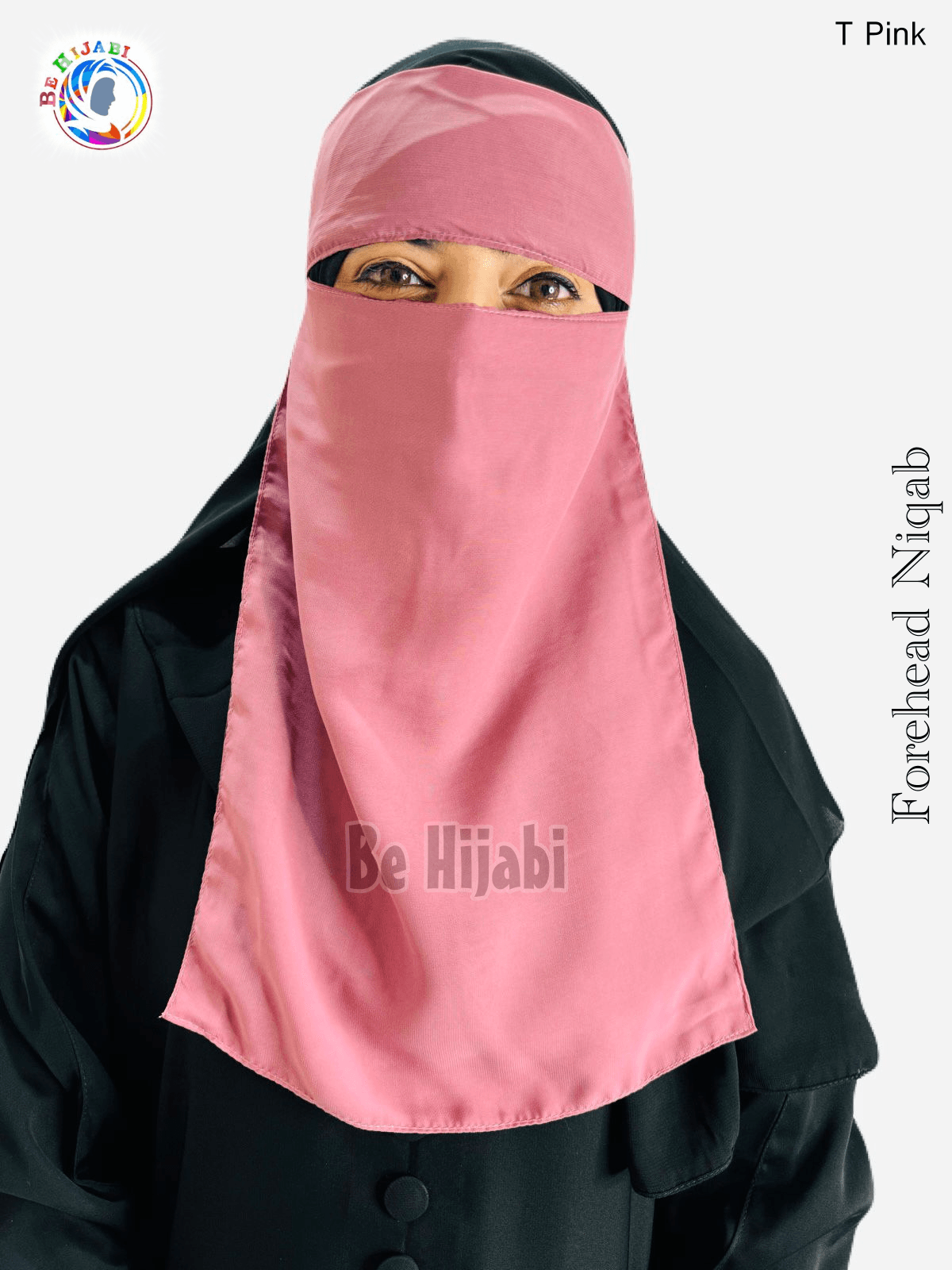 Forehead Niqabs Color Tea Pink