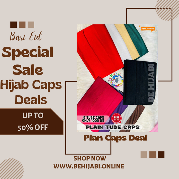 Tube Bonnets Caps Deal 9 Pcs