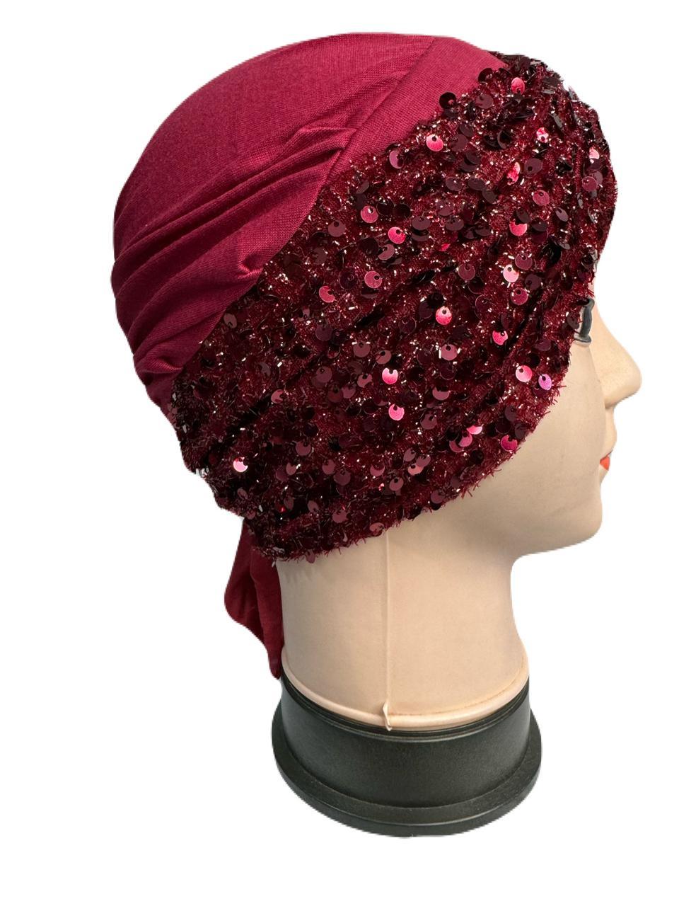 Shinning Star Side Parting Cap Maroon