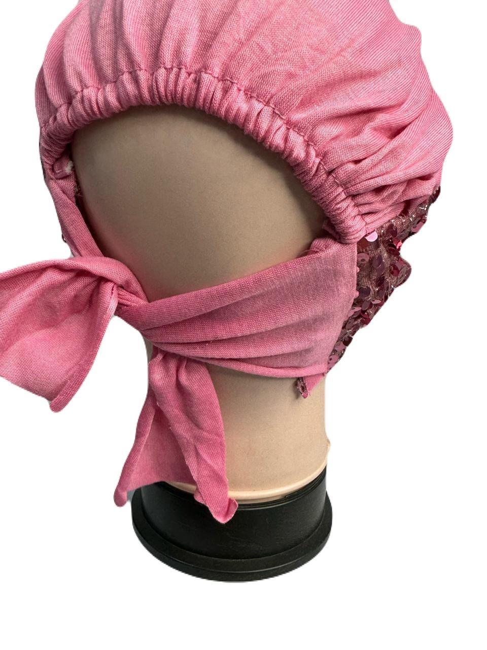 Shinning Star Side Parting Cap Rose Pink