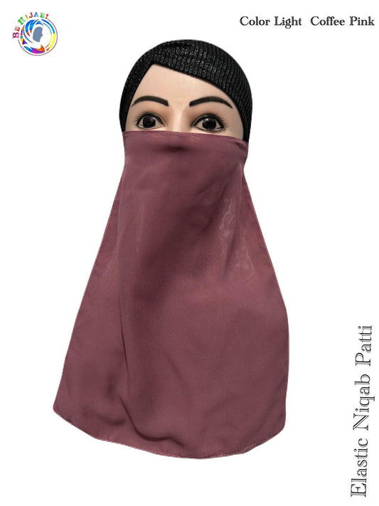 Half Niqabs Light Coffee Pink