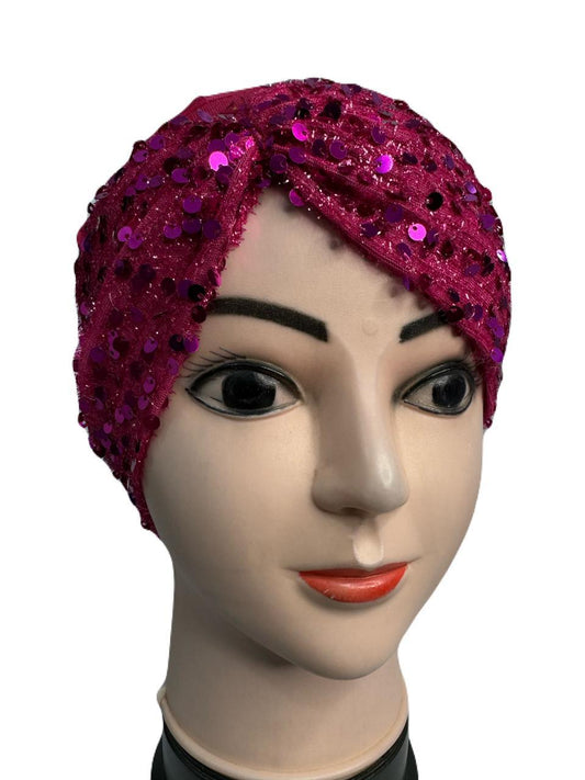 Shinning Star Side Parting Cap Shocking Pink