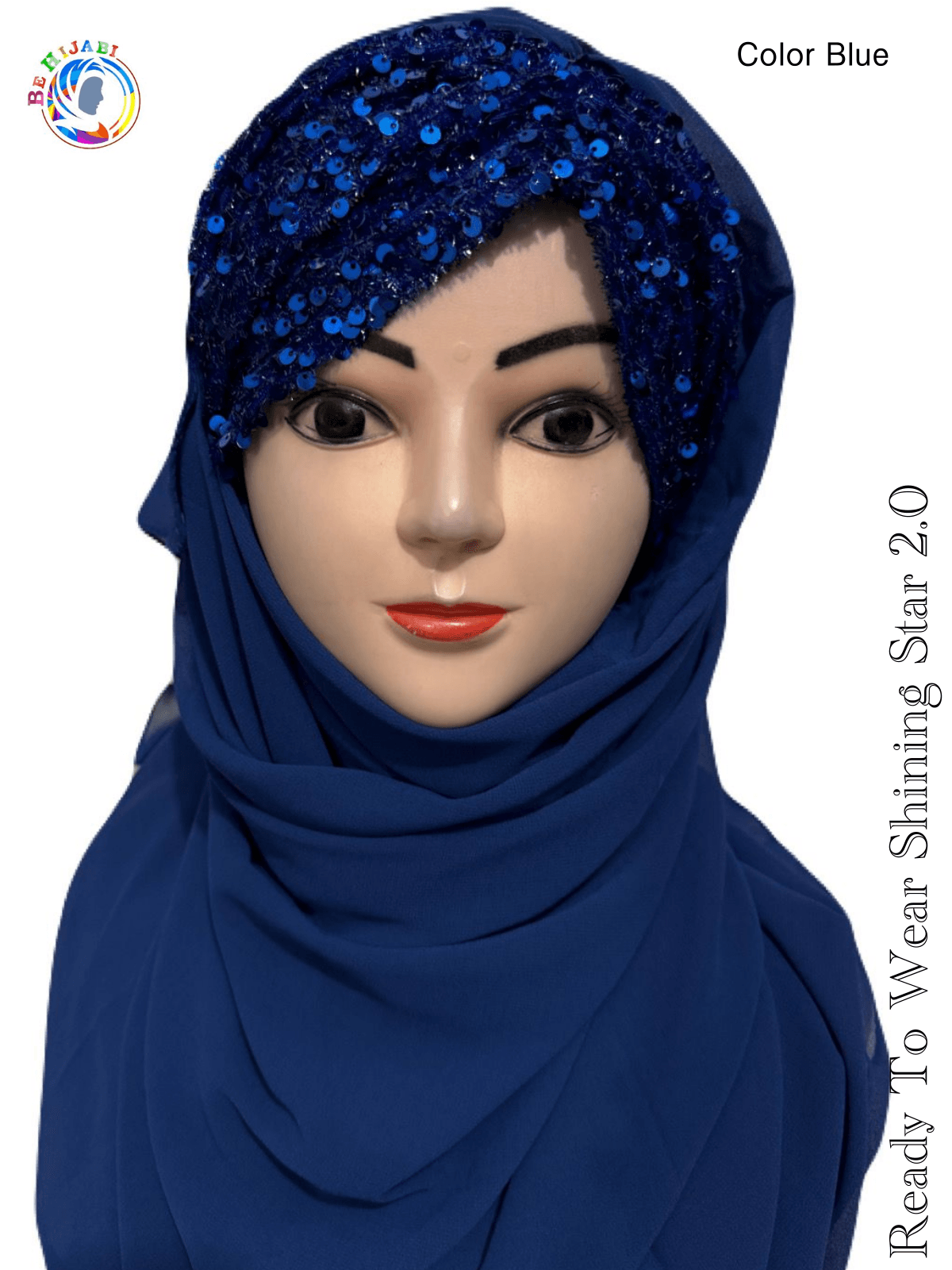 Bridal Hijab Shining Star 2.0 Blue