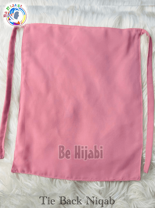 Tie Back Niqabs Tea Pink