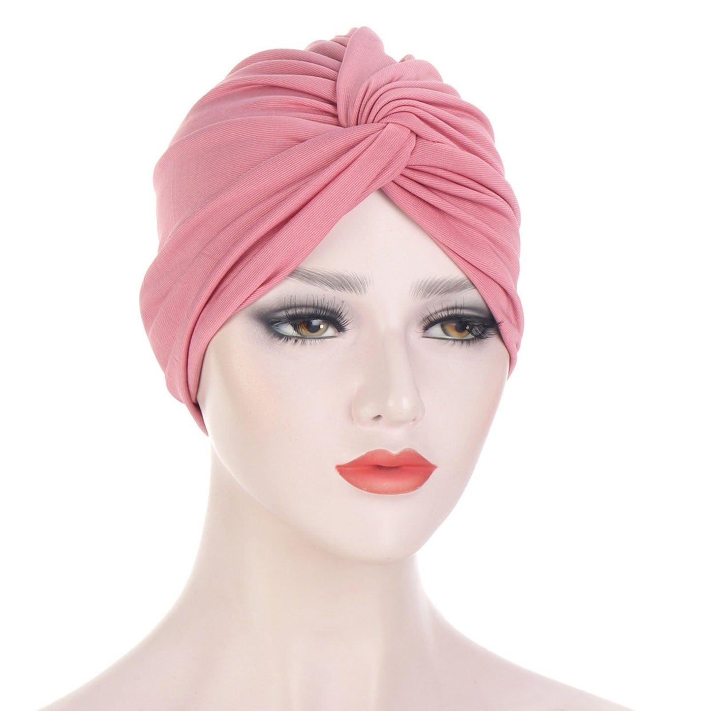 Women Turban Caps Headscarf Pleated Wrap Chemo Cap