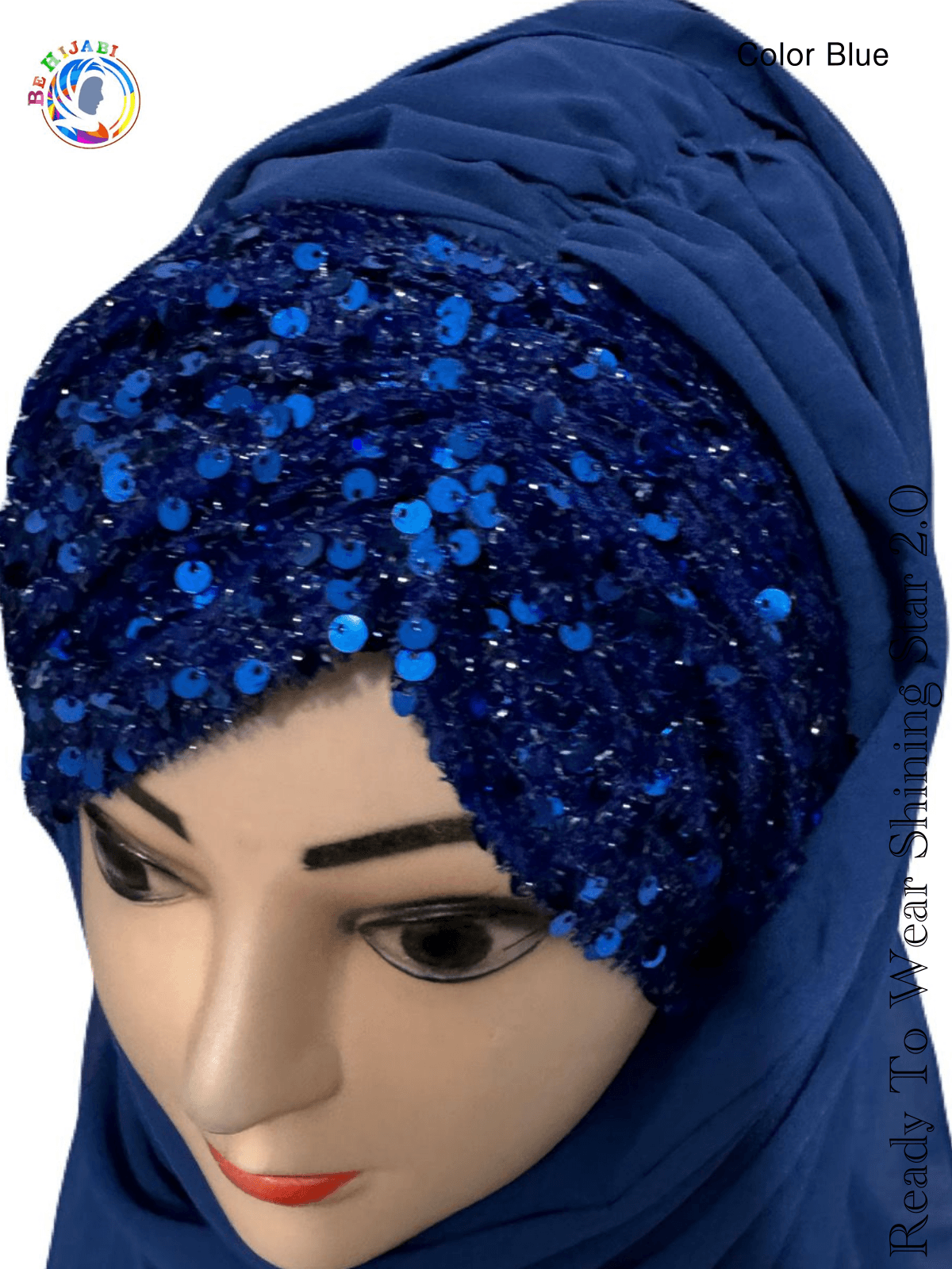 Bridal Hijab Shining Star 2.0 Blue