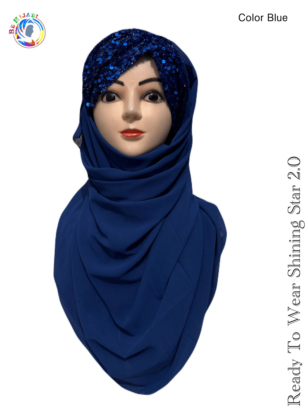 Bridal Hijab Shining Star 2.0 Blue