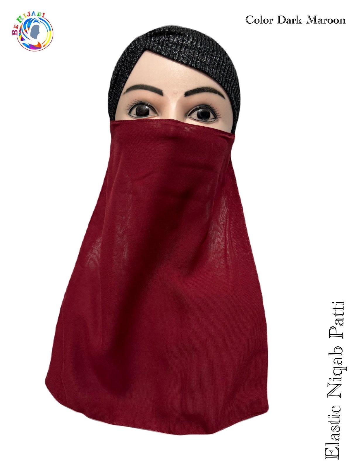 Half Niqabs Maroon