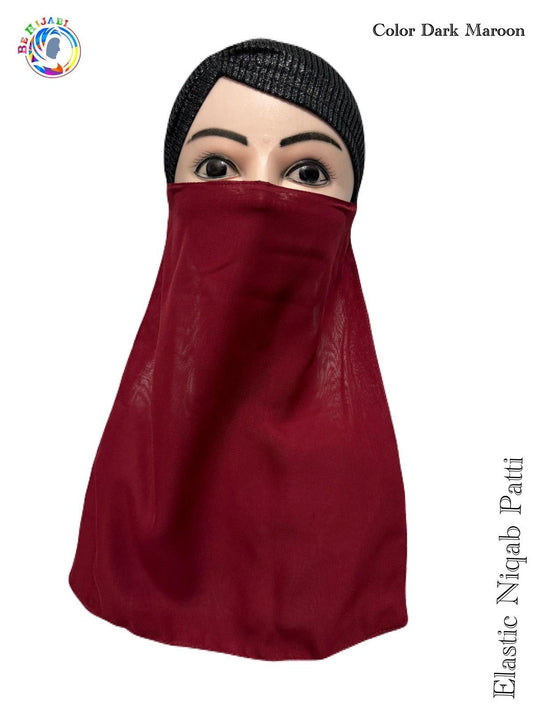 Half Niqabs Maroon