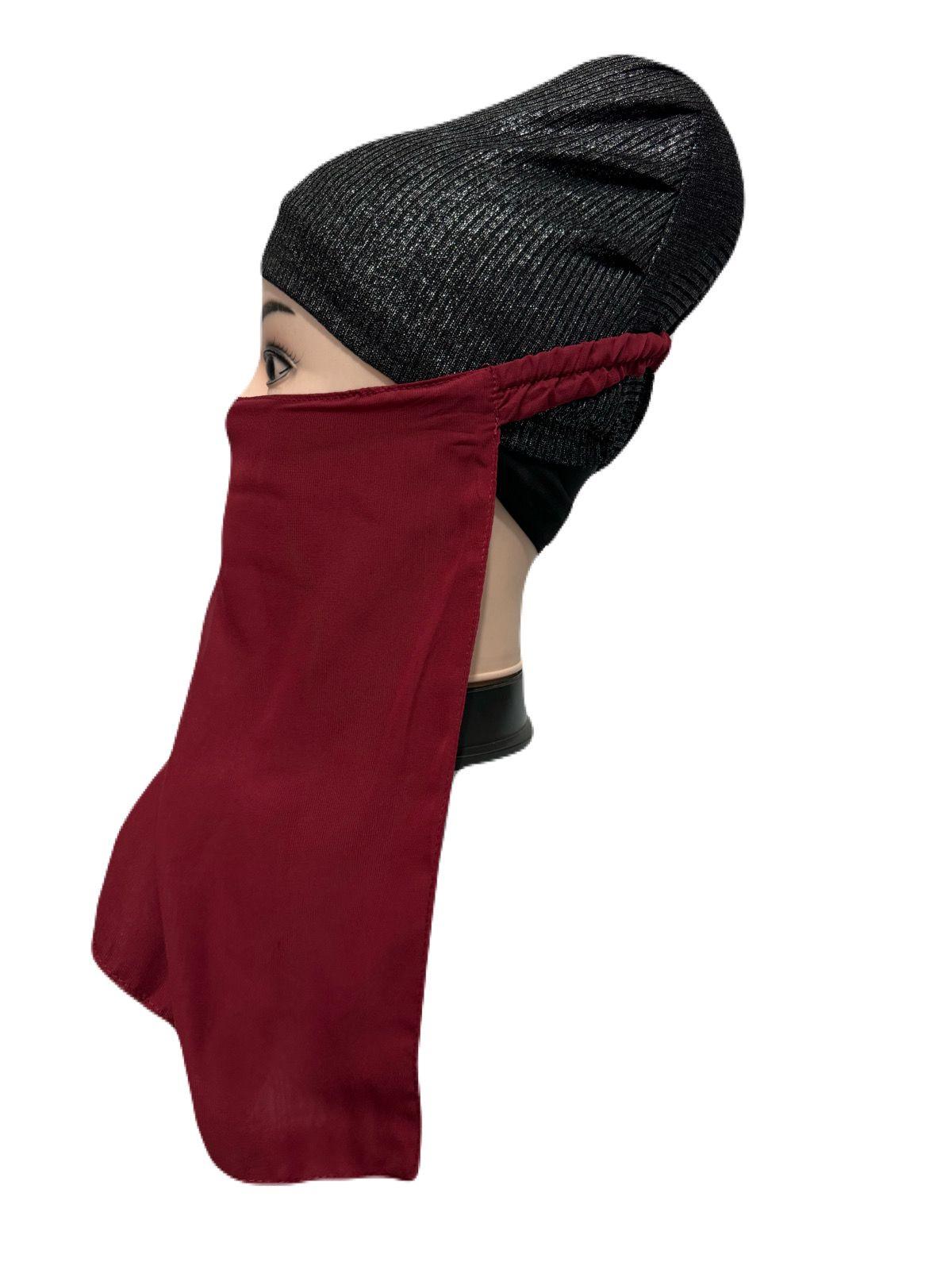 Half Niqabs Maroon