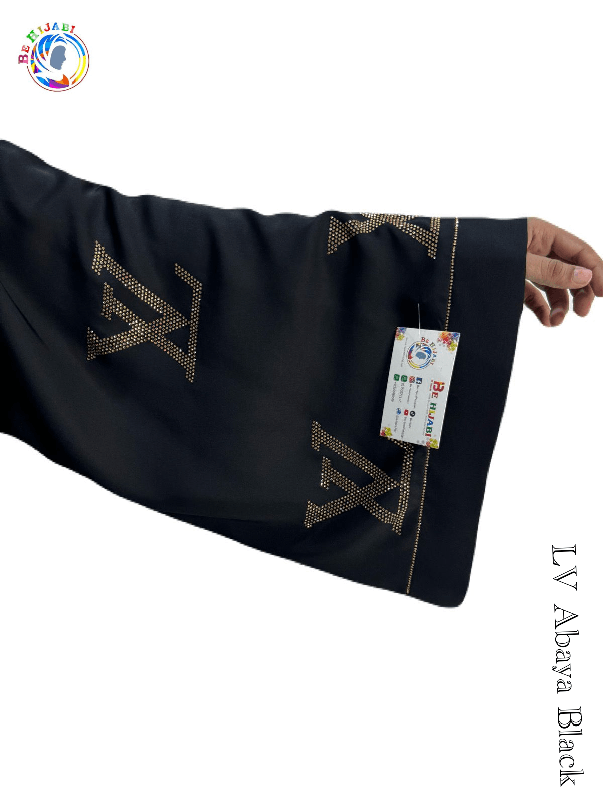 LV Abaya Black Be Hijabi