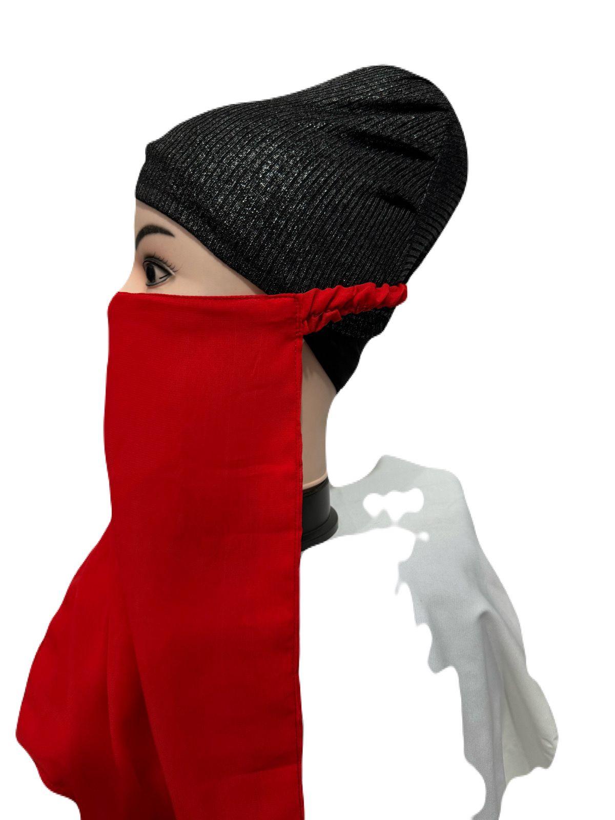 Half Niqabs Red