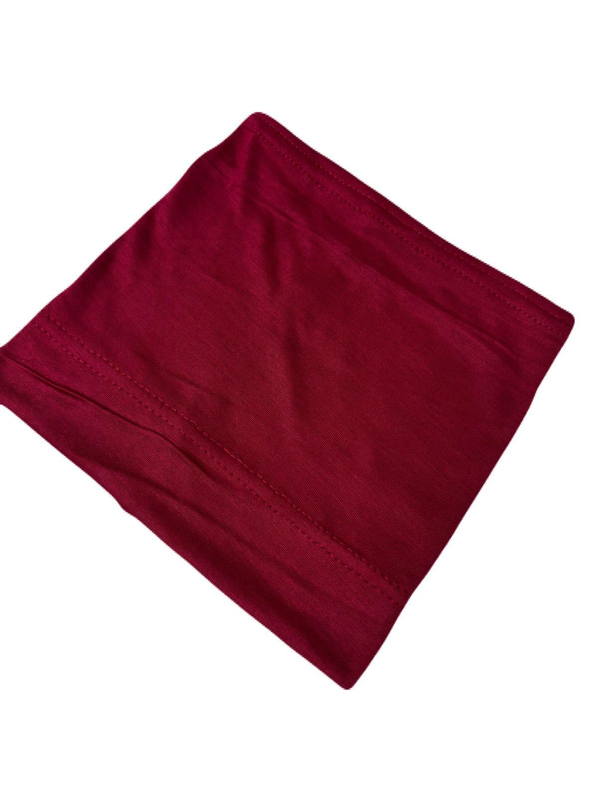 3 Pcs Hijab & Niqab Set Color Maroon