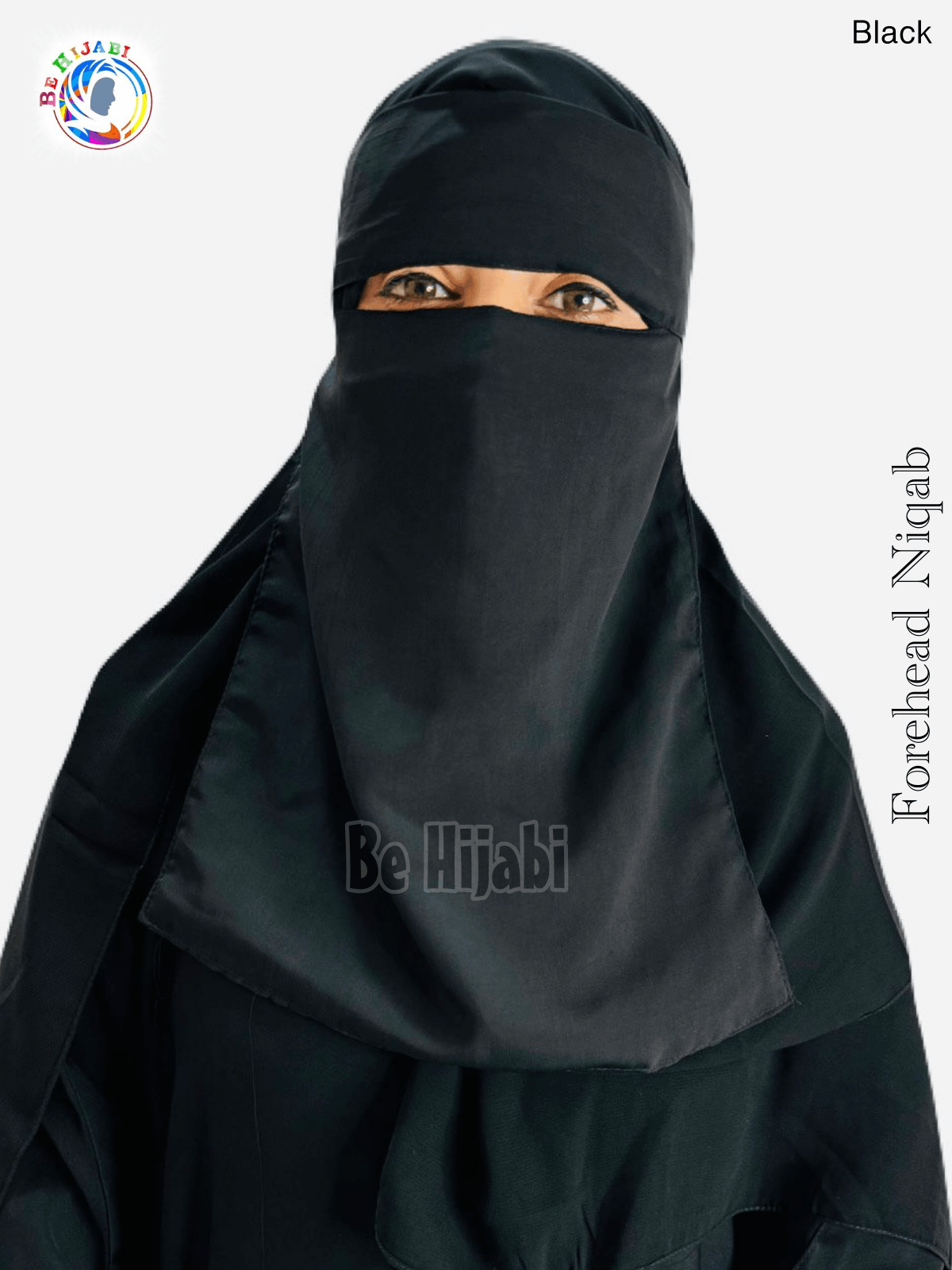 Forehead Niqabs Color Black