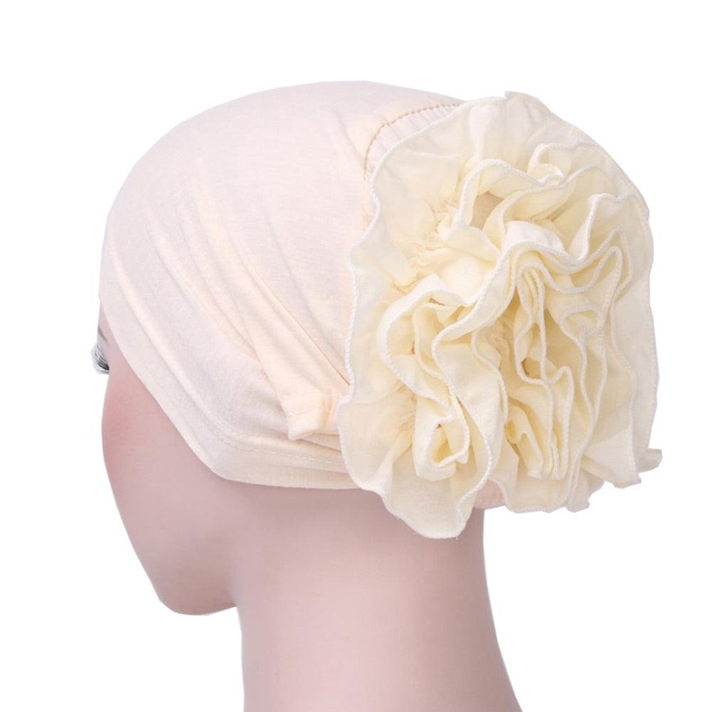 Hijab Turban Arabic Head Scarf Flower Women Chemo Cap Bandana For Women imported Quality