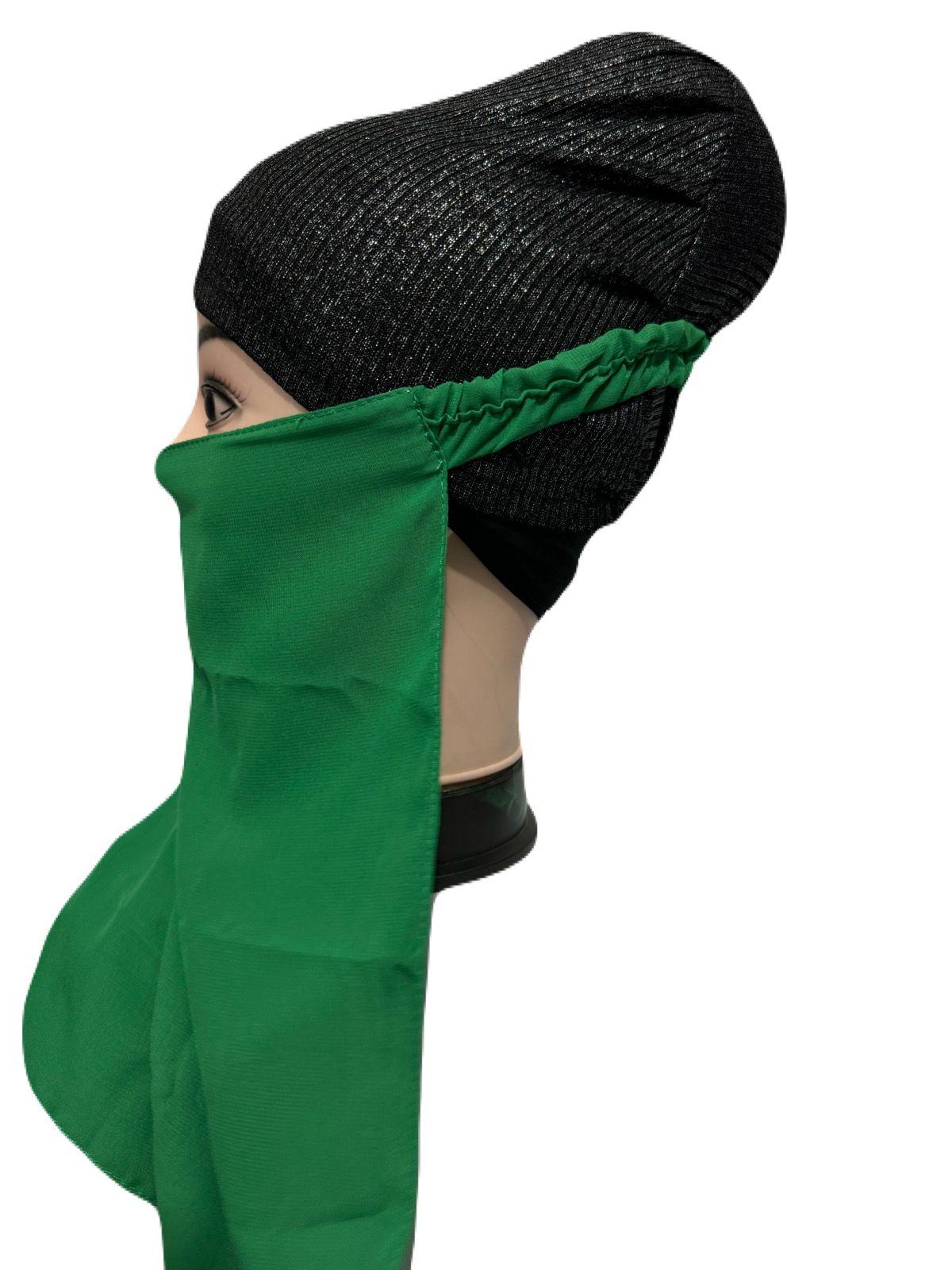 Half Niqabs Flag Green