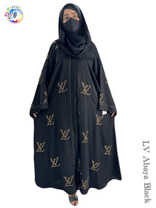 LV Abaya Black