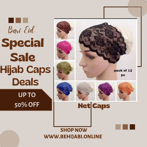 Pack of 12 LADIES LACE BANDS NET CAPS
