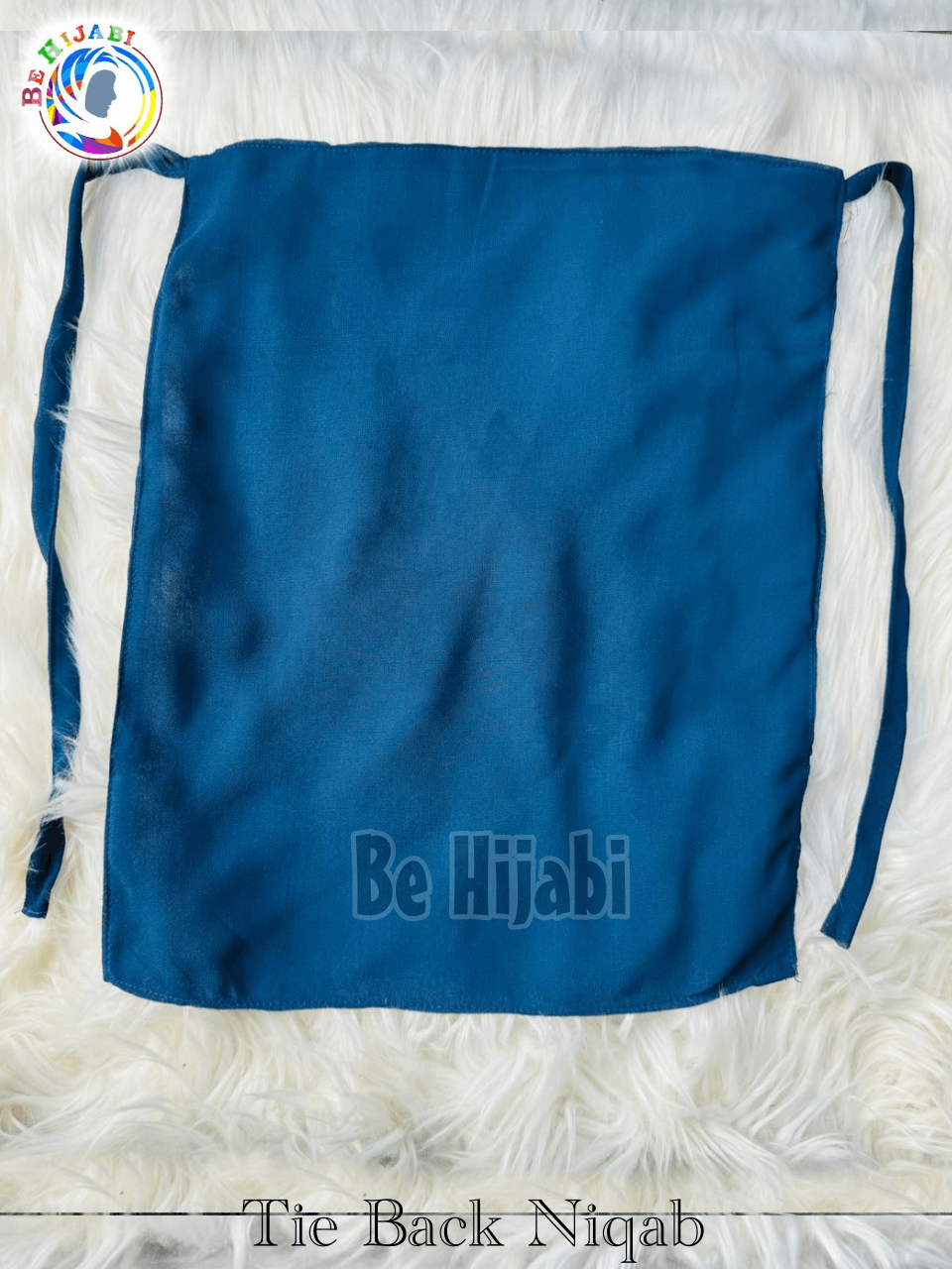 Tie Back Niqabs Teal Blue