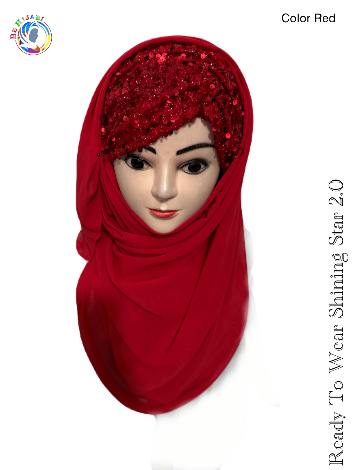 Bridal Hijab Shining Star 2.0 RED