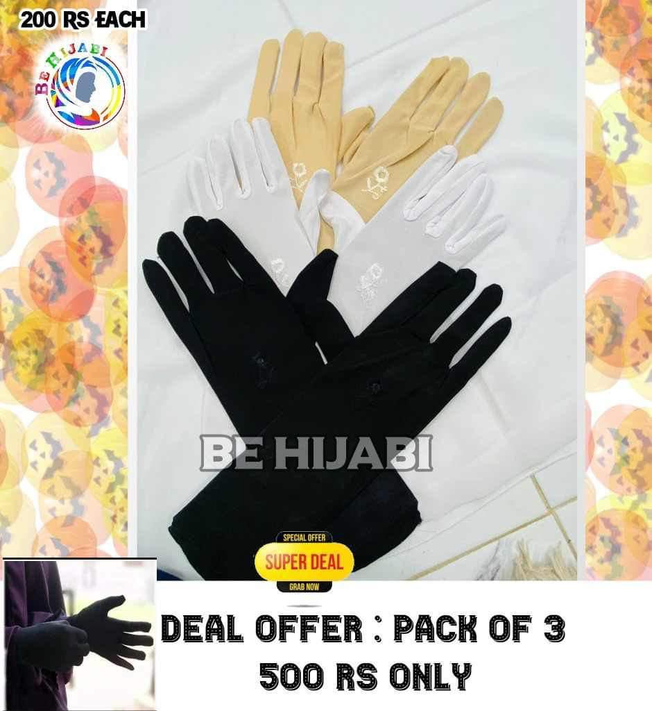 Hands Gloves Deal Pack of 3 pcs