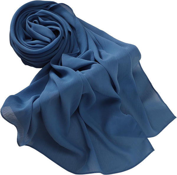 Plain Georgette Chiffon Scarves Color 13
