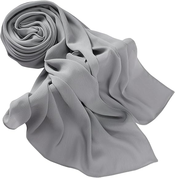 Plain Georgette Chiffon Scarves Color 19