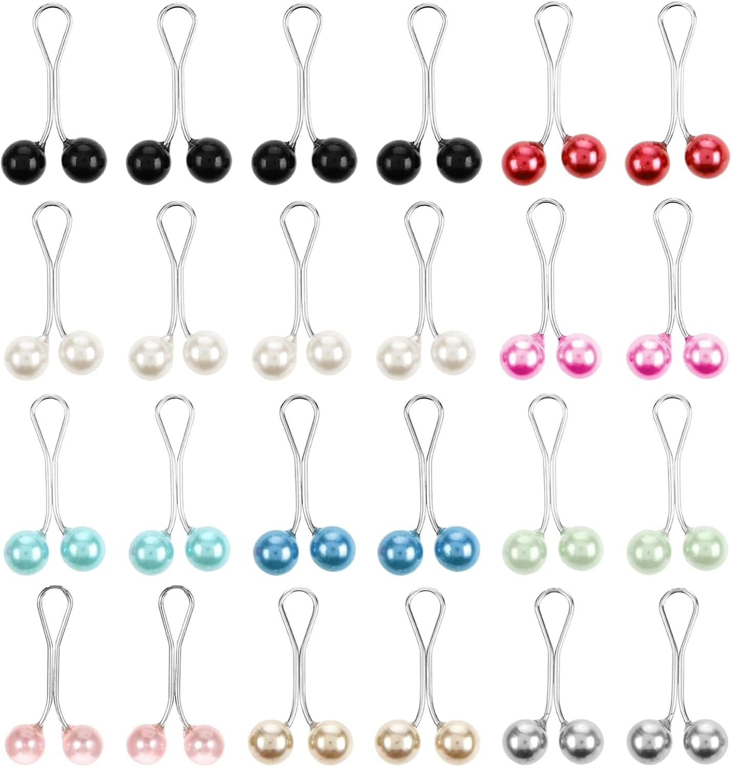 6 Pcs Hijab Pins for Women, Hijab Clips,