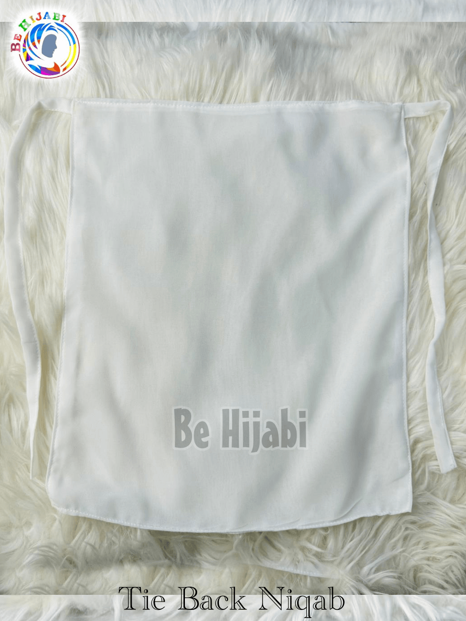 Tie Back Niqabs White