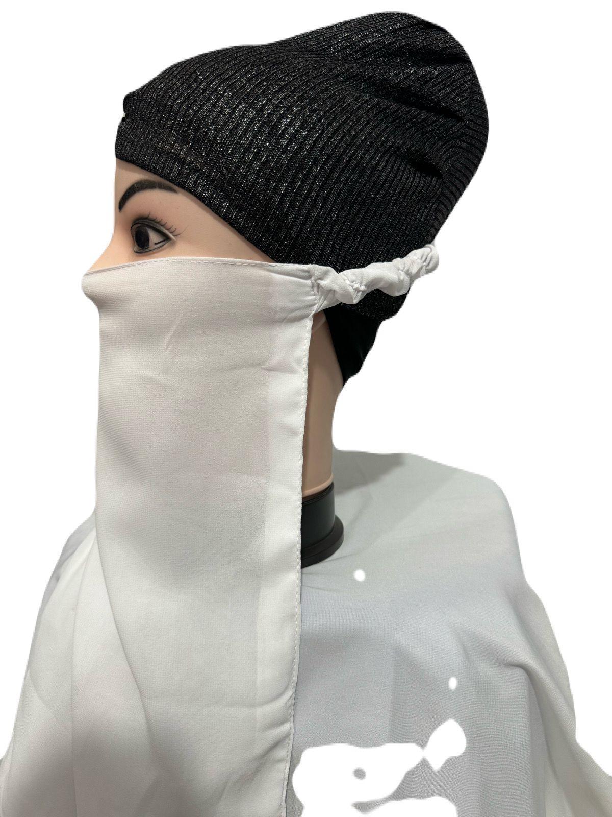 Half Niqabs White