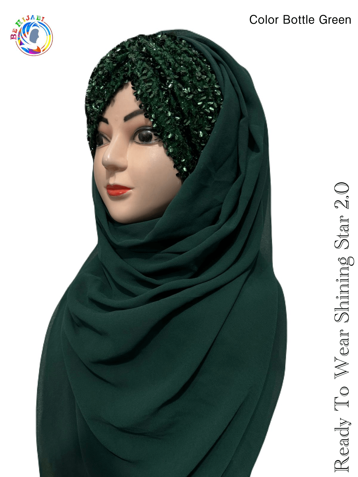 Bridal Hijab Shining Star 2.0 Green