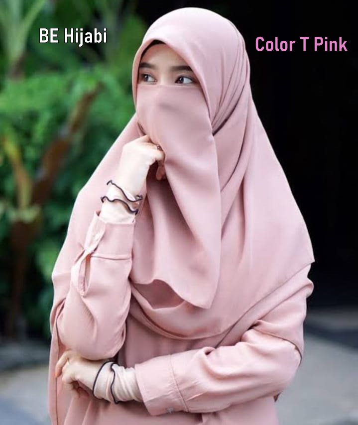 Double Loop Hijab With Forehead Niqab Patti 2 piece set