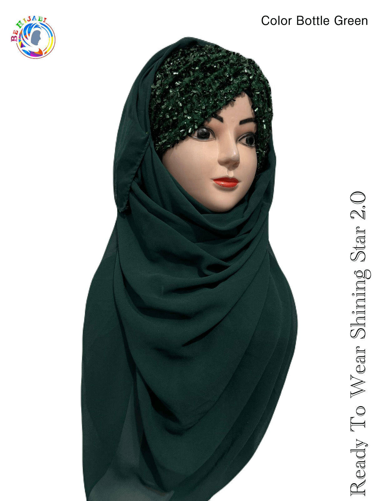 Bridal Hijab Shining Star 2.0 Green