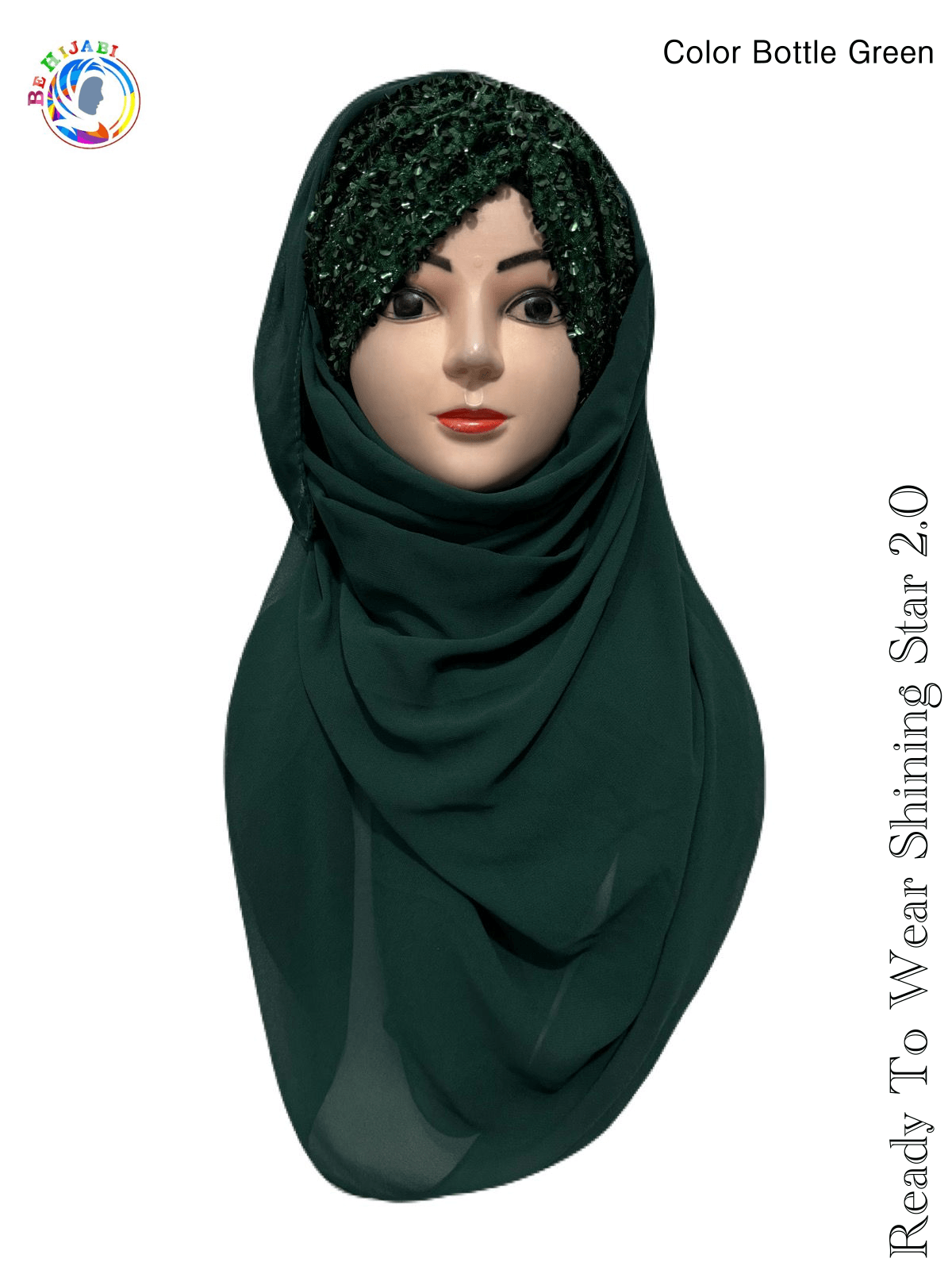 Bridal Hijab Shining Star 2.0 Green