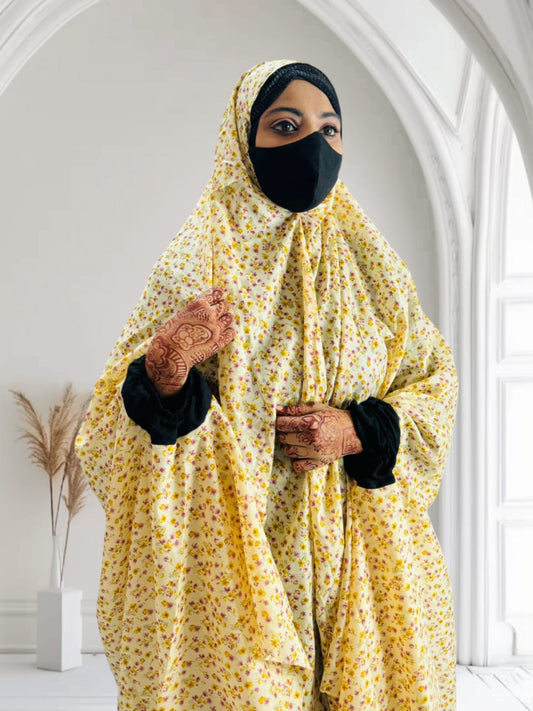 Chadar with Sleeves - Prayer / Namaz Chadar Full Hijab Color Skin