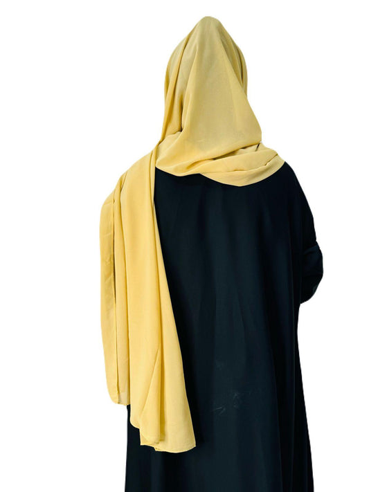 Plain Georgette Chiffon Scarves Color 20