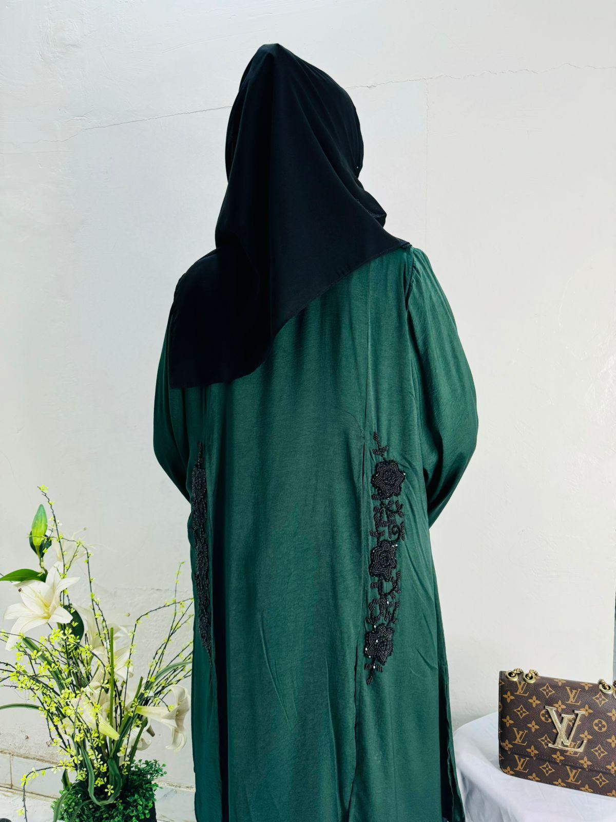 Cutdana Work Abaya Design 1