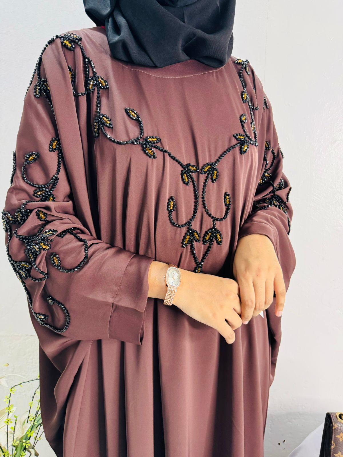 Cutdana Work Abaya Design 14