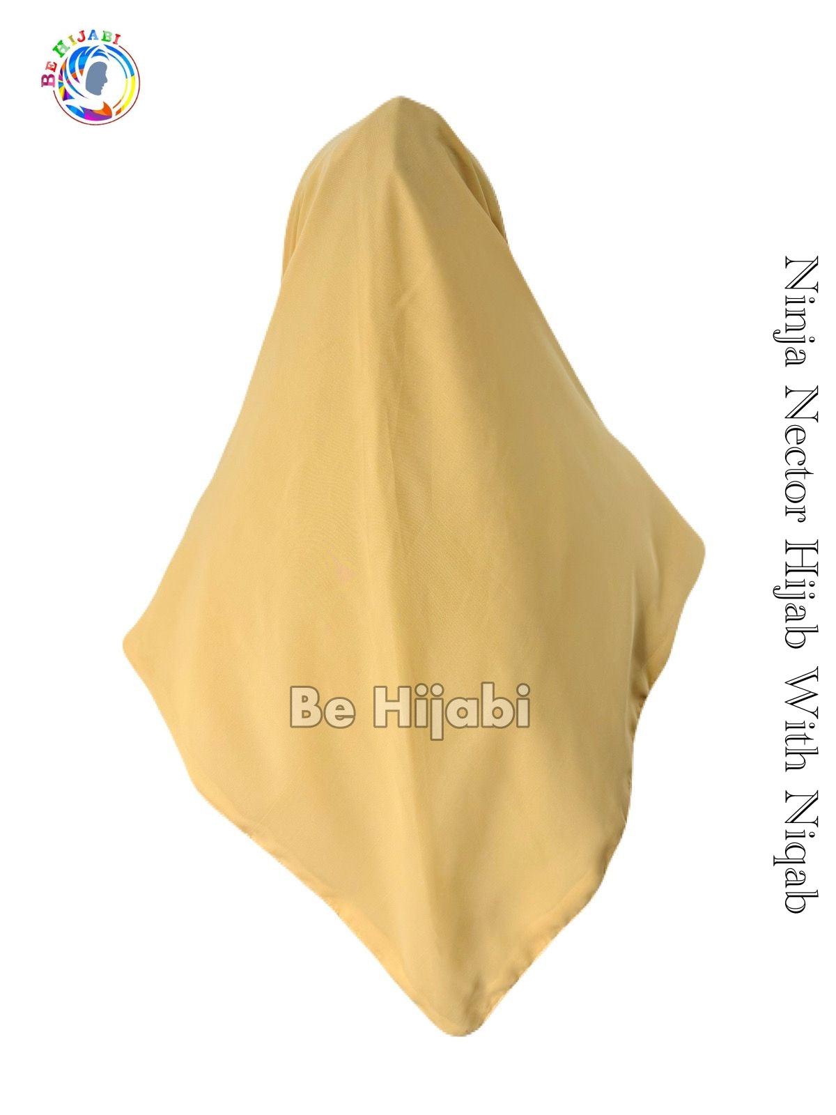 Ninja Nector Hijab With Niqab Color Skin