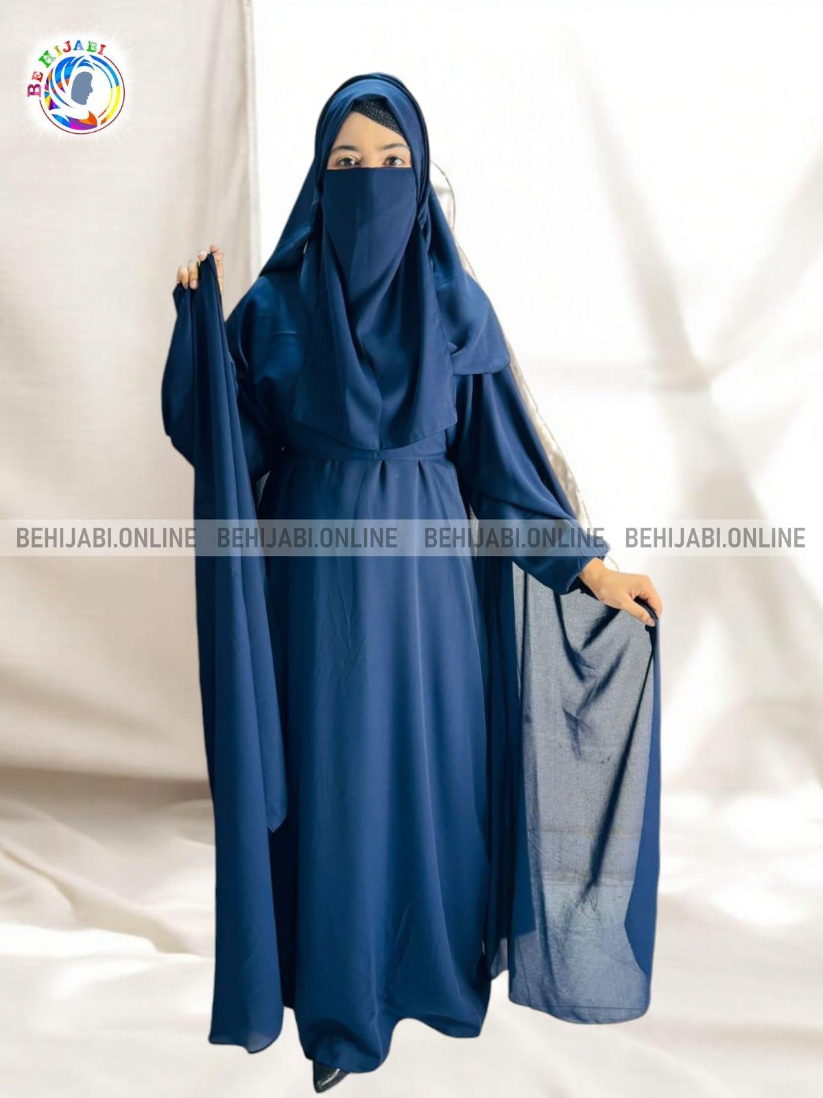 Princess Abaya - Navy Blue