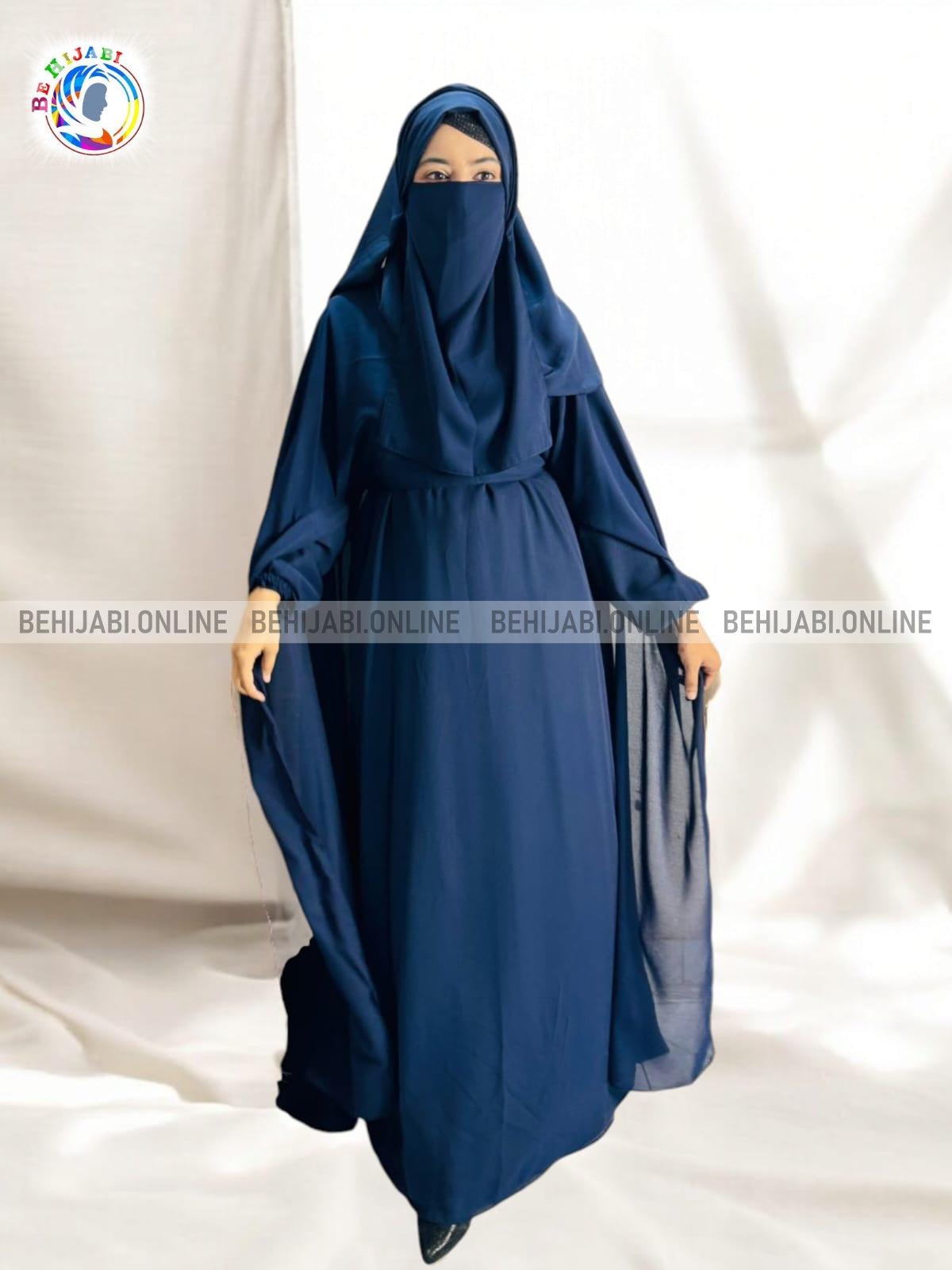 Princess Abaya - Navy Blue