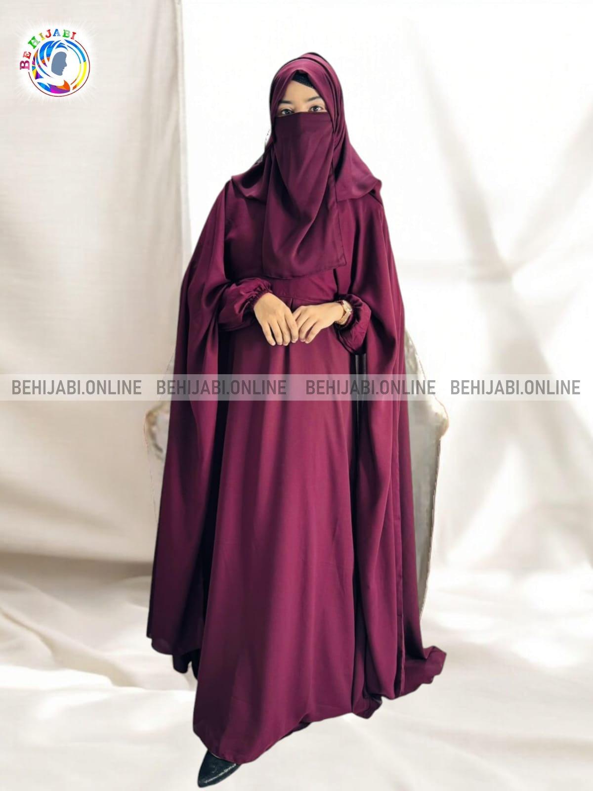 Princess Abaya - Maroon