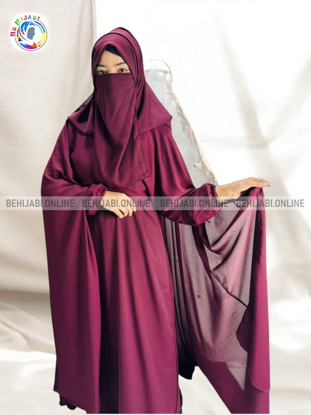 Princess Abaya - Maroon